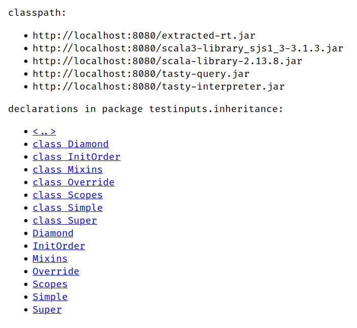 Figure 2: Sample package navigation view in TASTyViz.